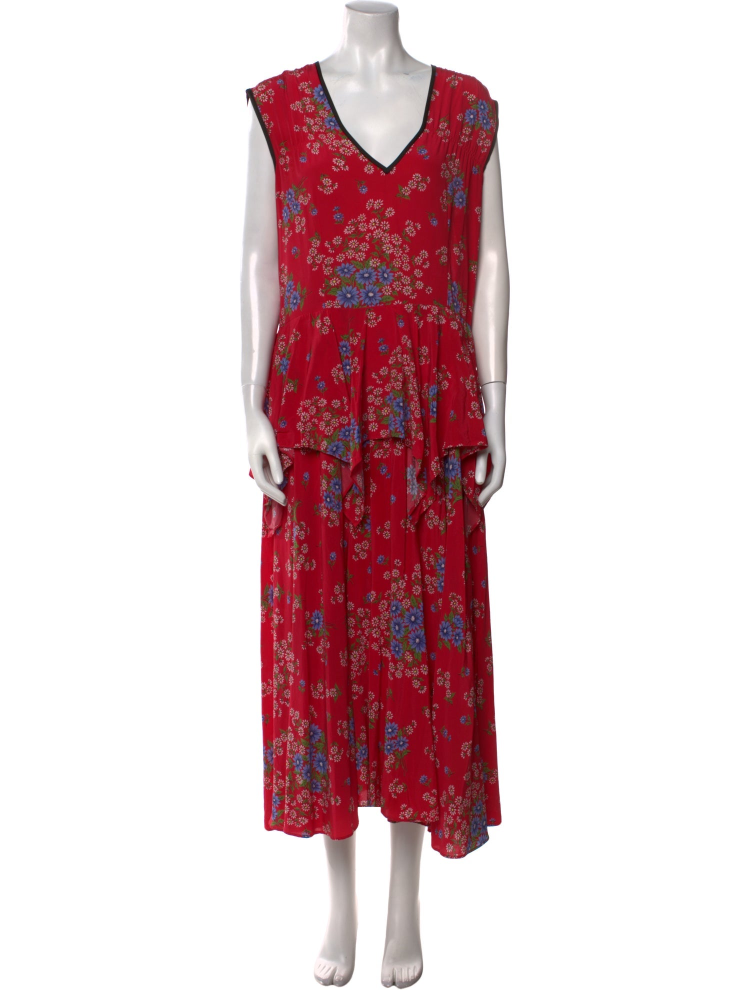 Rodarte Silk Long Dress