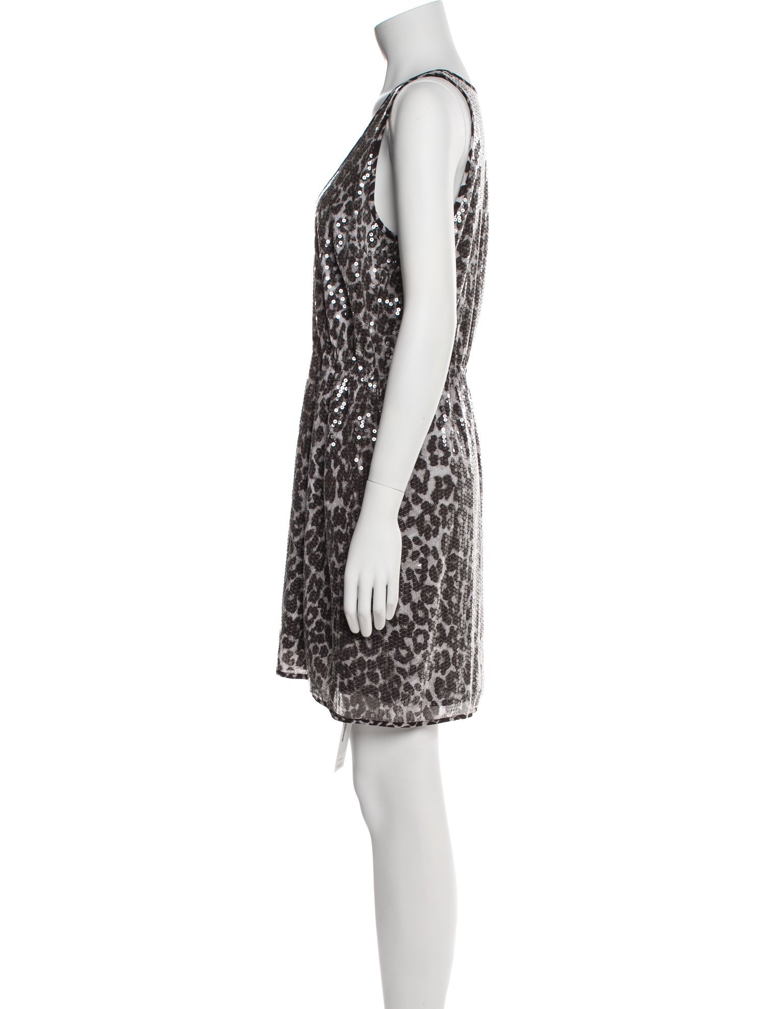 Rodarte Animal Print Mini Dress