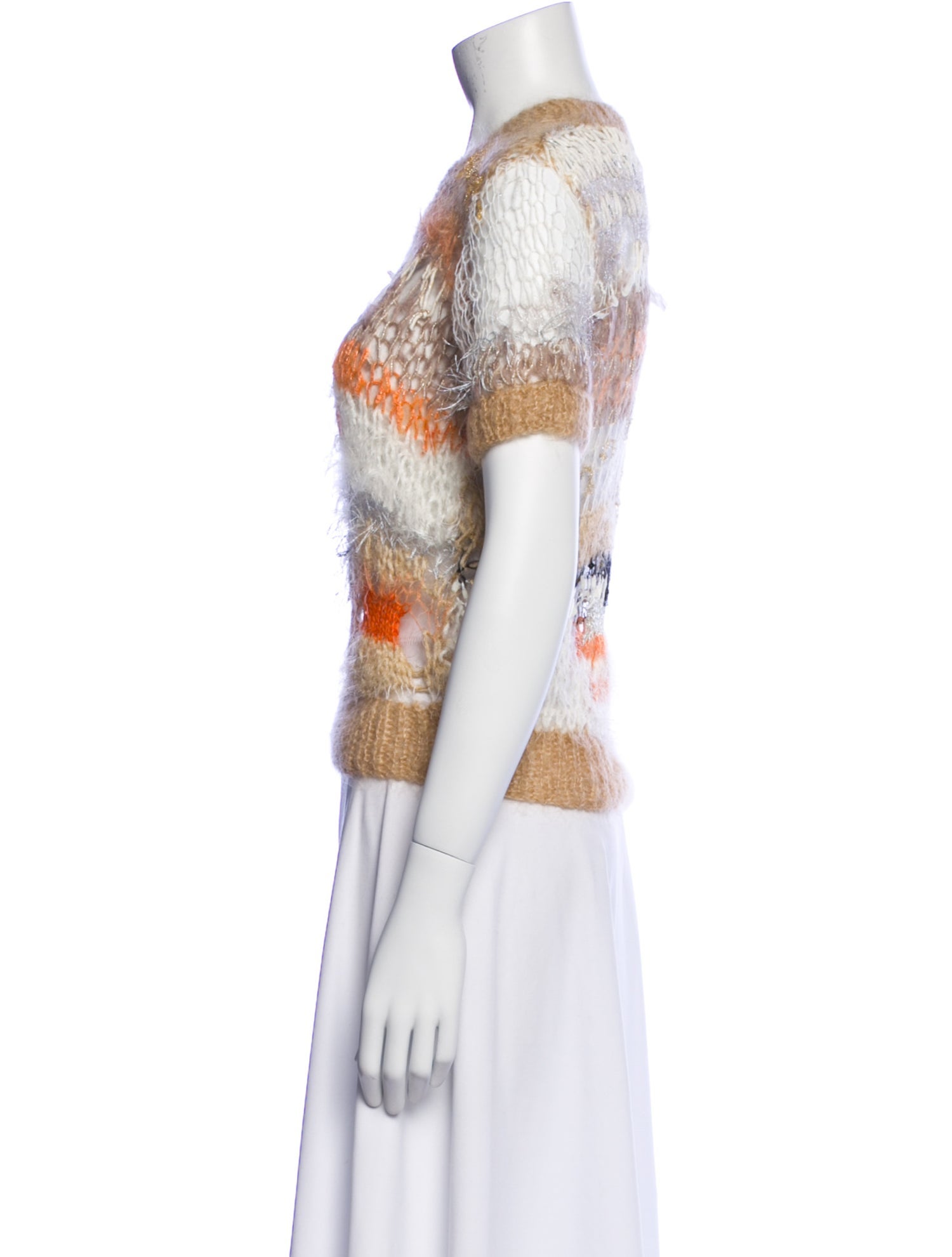Rodarte Mohair Crew Neck Sweater