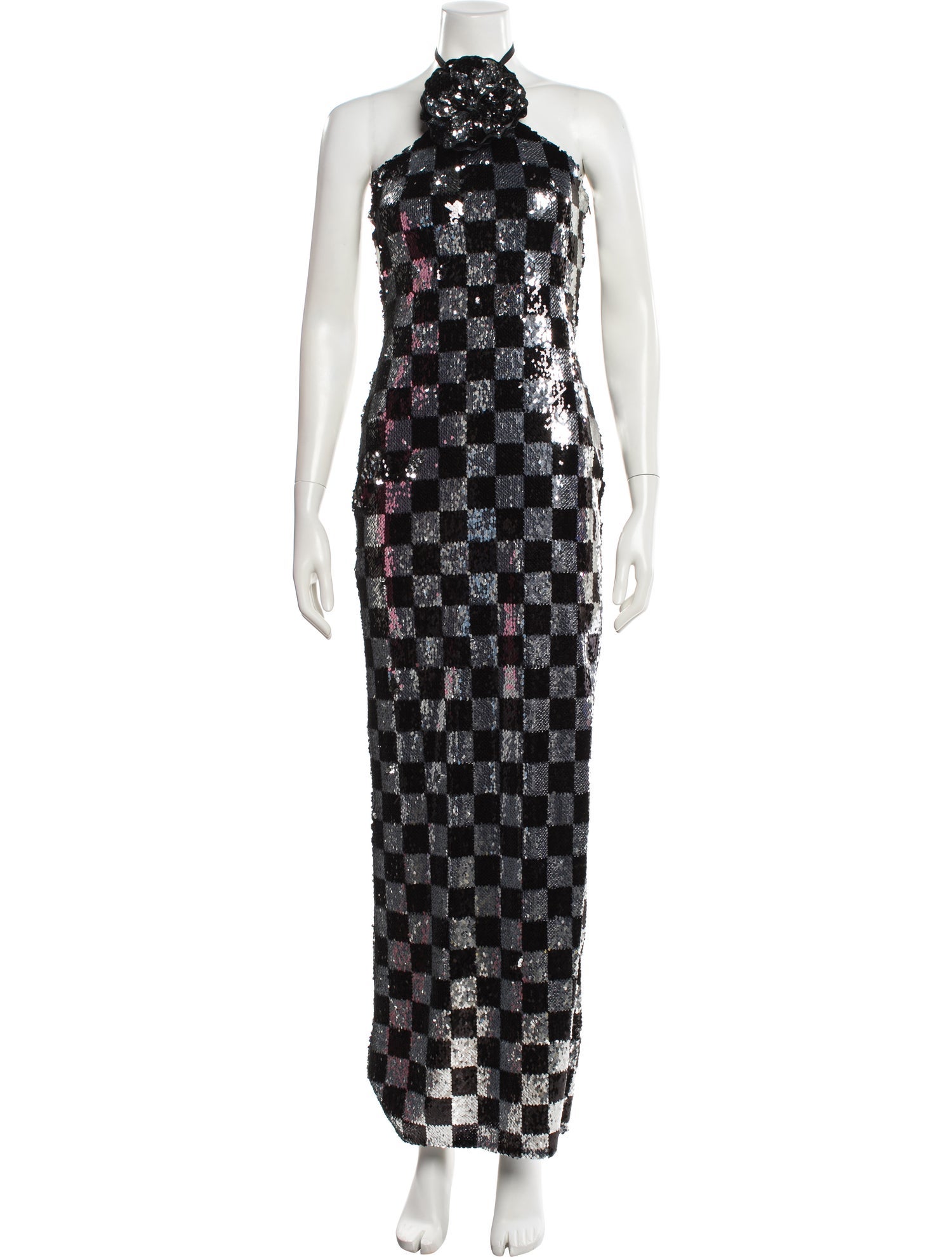 Rodarte Printed Long Dress - Grey Dresses, Clothing - ROD28951 | The  RealReal