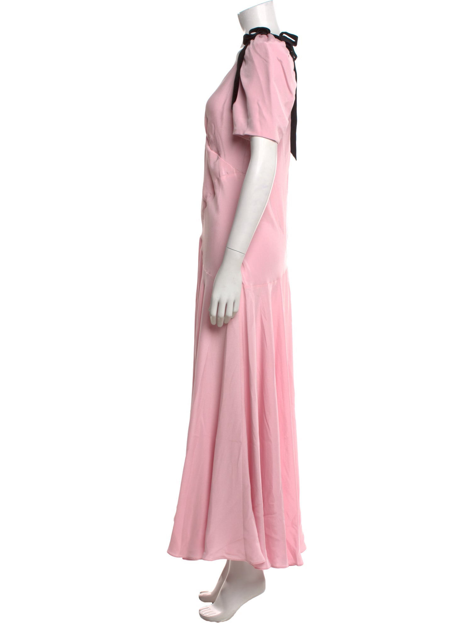 Rodarte V-Neck Long Dress