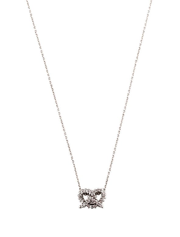 Roberto Coin Diamond Pretzel Pendant 