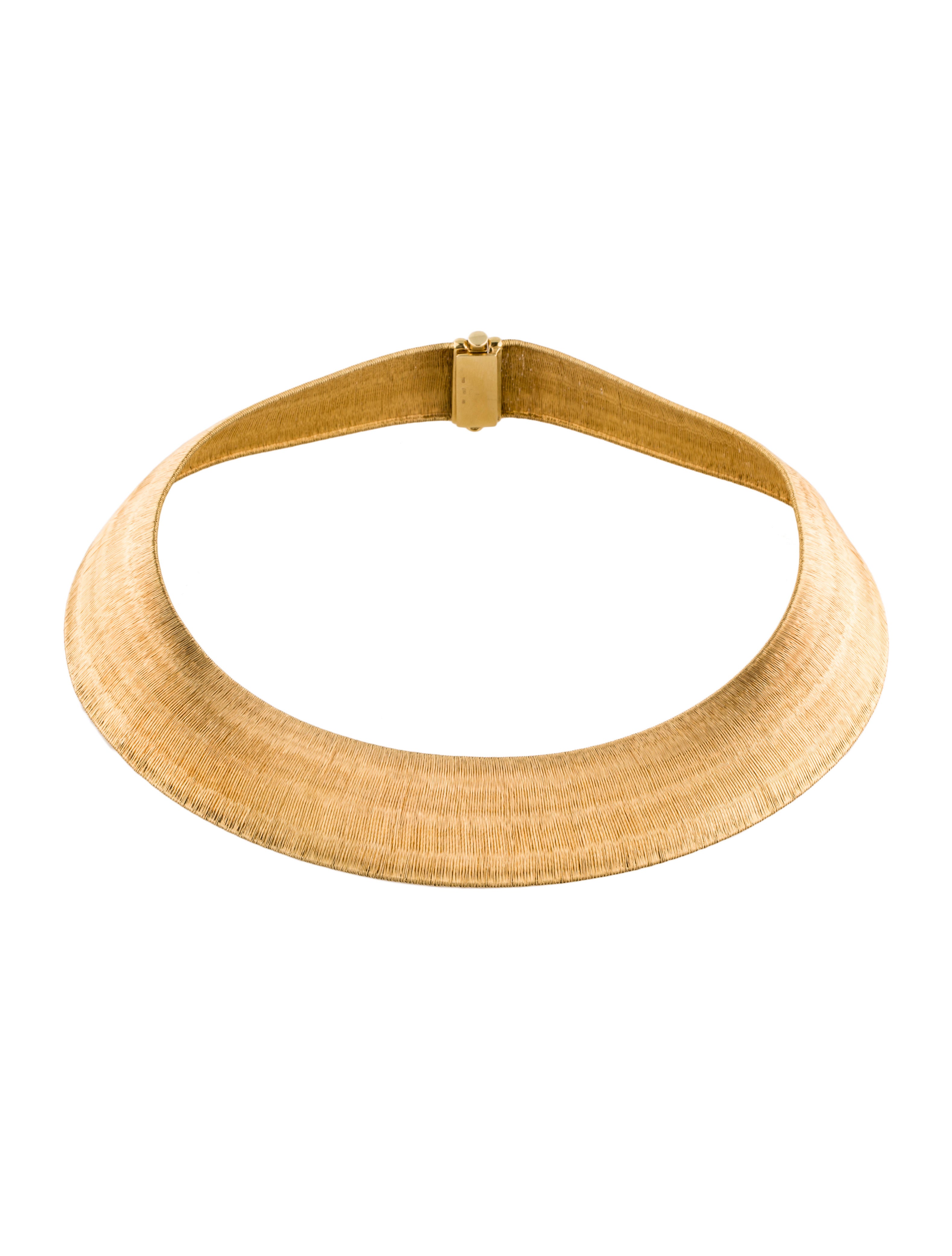 Roberto Coin 18K Coil Collar Necklace Necklaces ROE20689 The RealReal