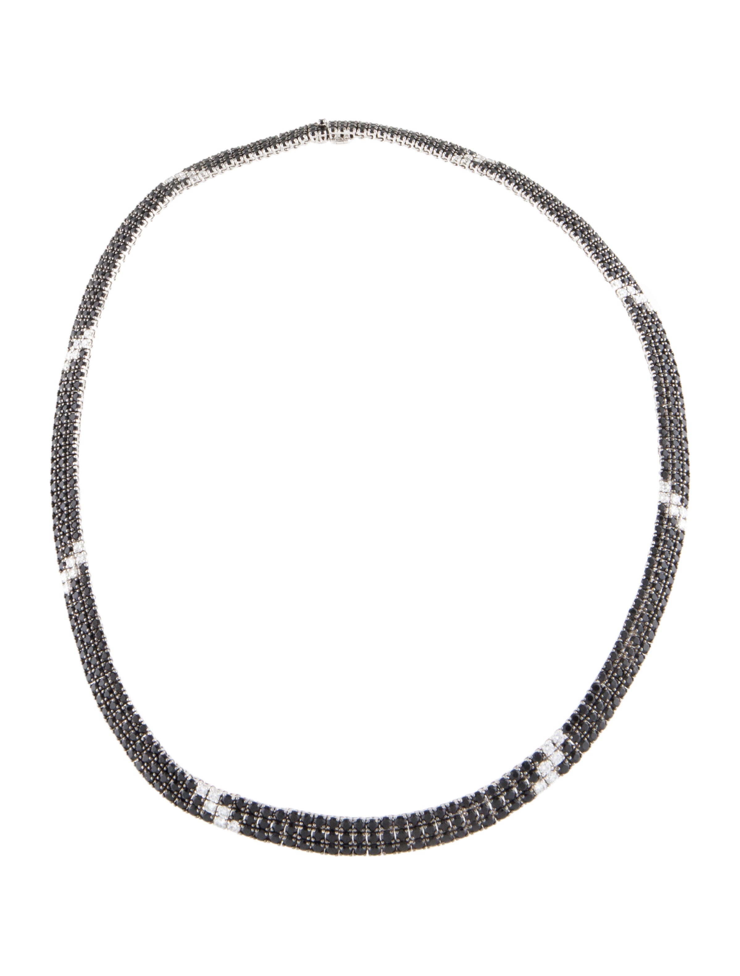 Roberto Coin 18K Sapphire & Diamond Fantasia Collar Necklace