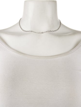 Roberto Coin 18K Diamonds by the Inch Bezel Collar Necklace