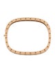 Roberto Coin 18K Diamond Pavé Pois Moi Square Bangle
