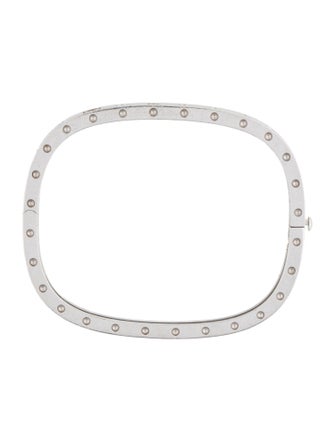 Roberto Coin 18K Diamond Pois Moi Square Bangle