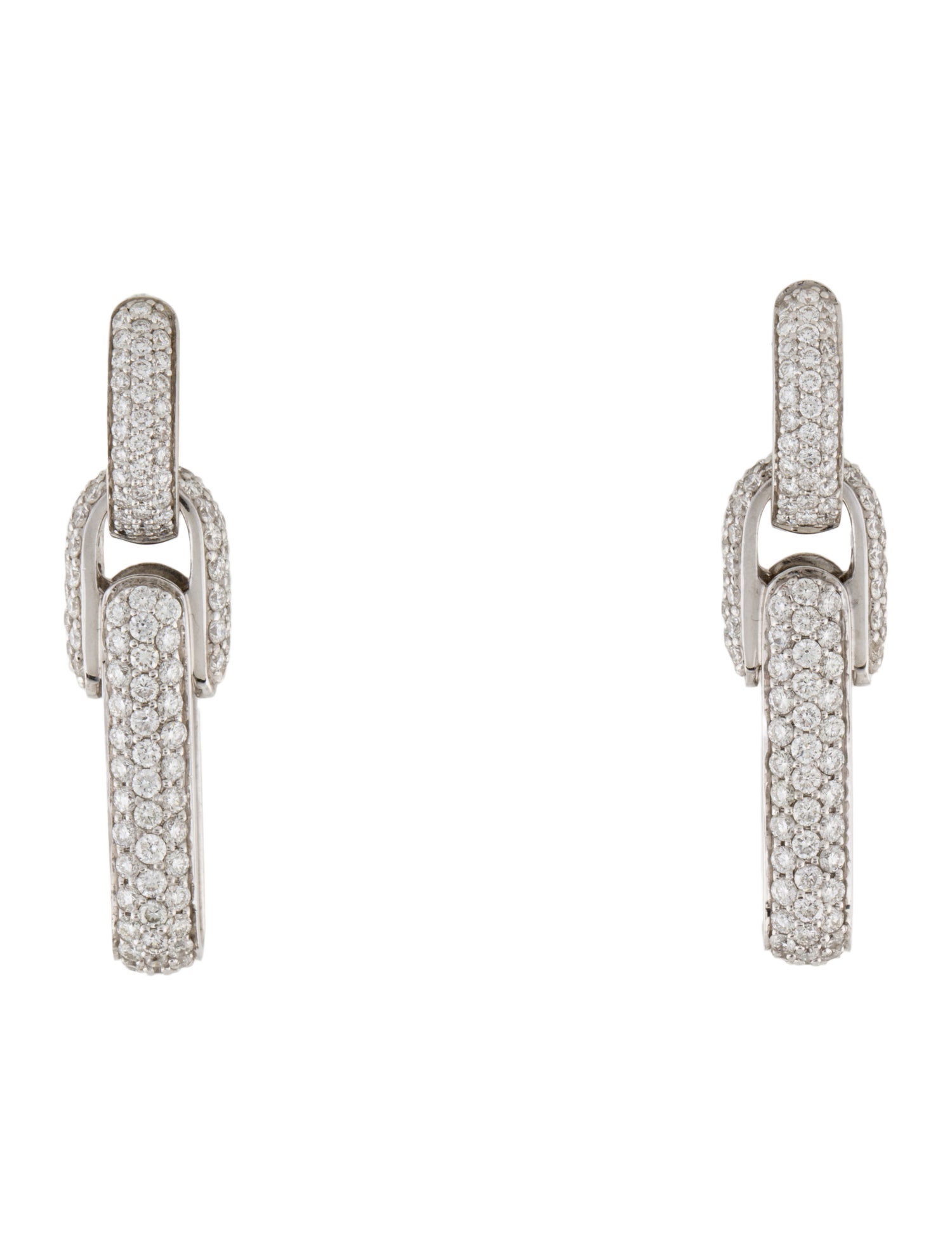 Roberto Coin 18K 2.44ctw Diamond Convertible Drop Earrings