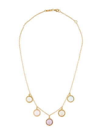 Roberto Coin 18K Multistone & Diamond Ipanema Station Necklace