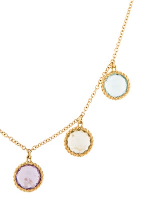 Roberto Coin 18K Multistone & Diamond Ipanema Station Necklace