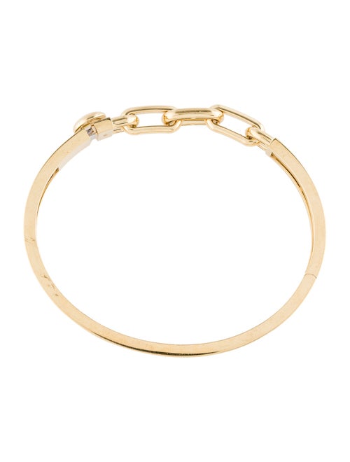 Roberto Coin 18K Diamond Navarra Chain Bangle Bracelet