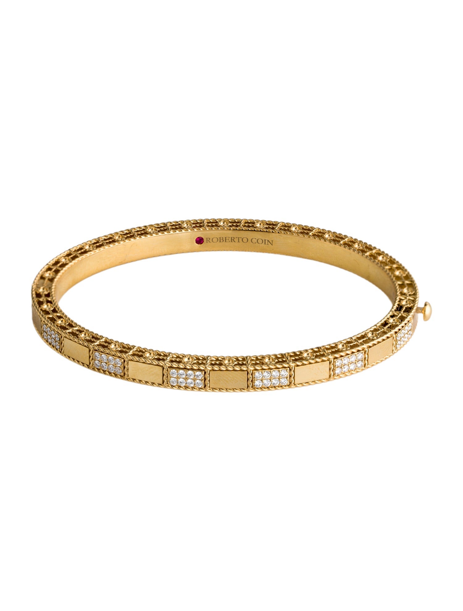 Roberto Coin 18K Diamond Mosaic Bracelet