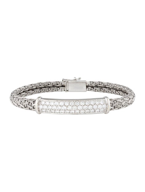 Roberto Coin 18K 1.92ctw Diamond Woven Bracelet