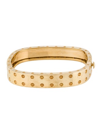 Roberto Coin 18K Pois Moi Double Row Bangle Bracelet