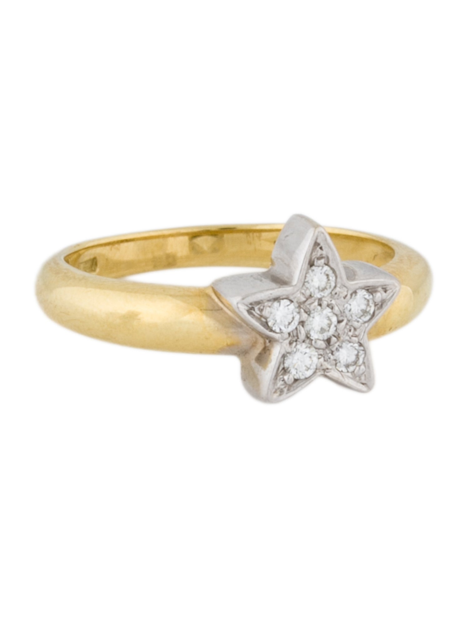 Roberto Coin 18K Diamond Star Ring