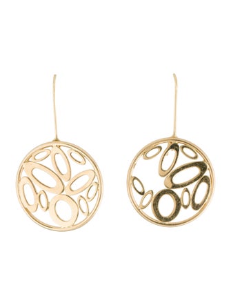Roberto Coin 18K Chic & Shine Circle Drop Earrings