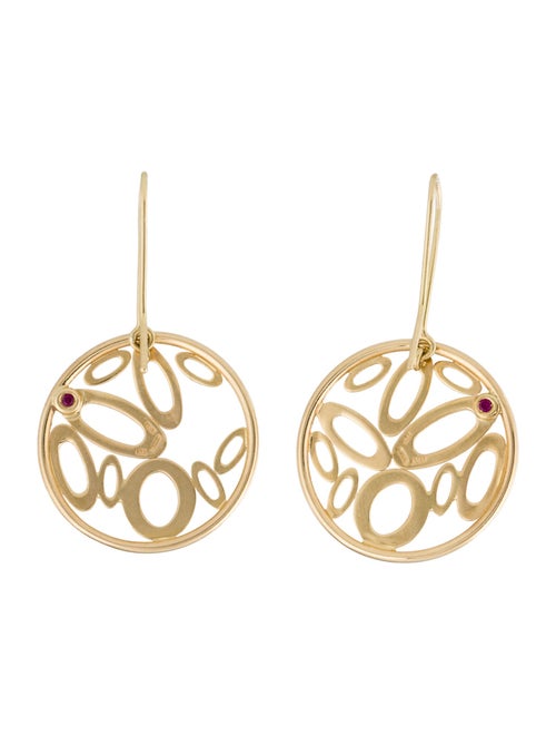 Roberto Coin 18K Chic & Shine Circle Drop Earrings