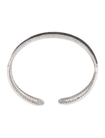 Roberto Coin 18K 3.75ctw Diamond Scalare Double Row Bracelet