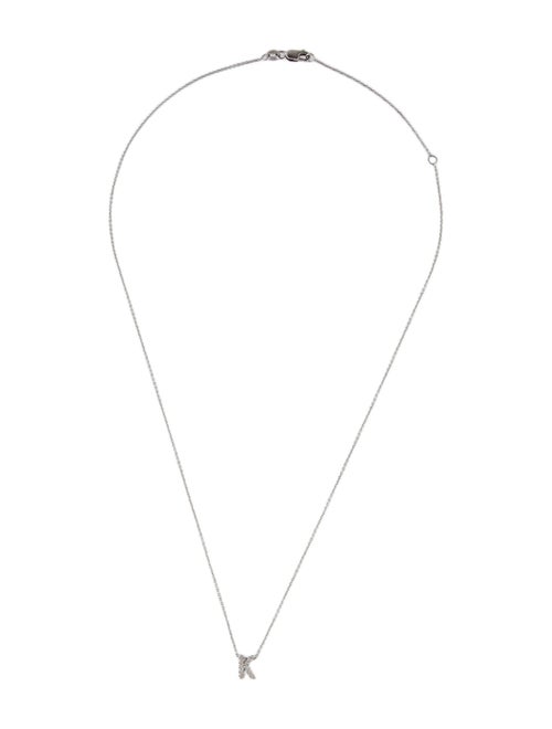 Roberto Coin 18K Diamond Letter 'K' Pendant Necklace