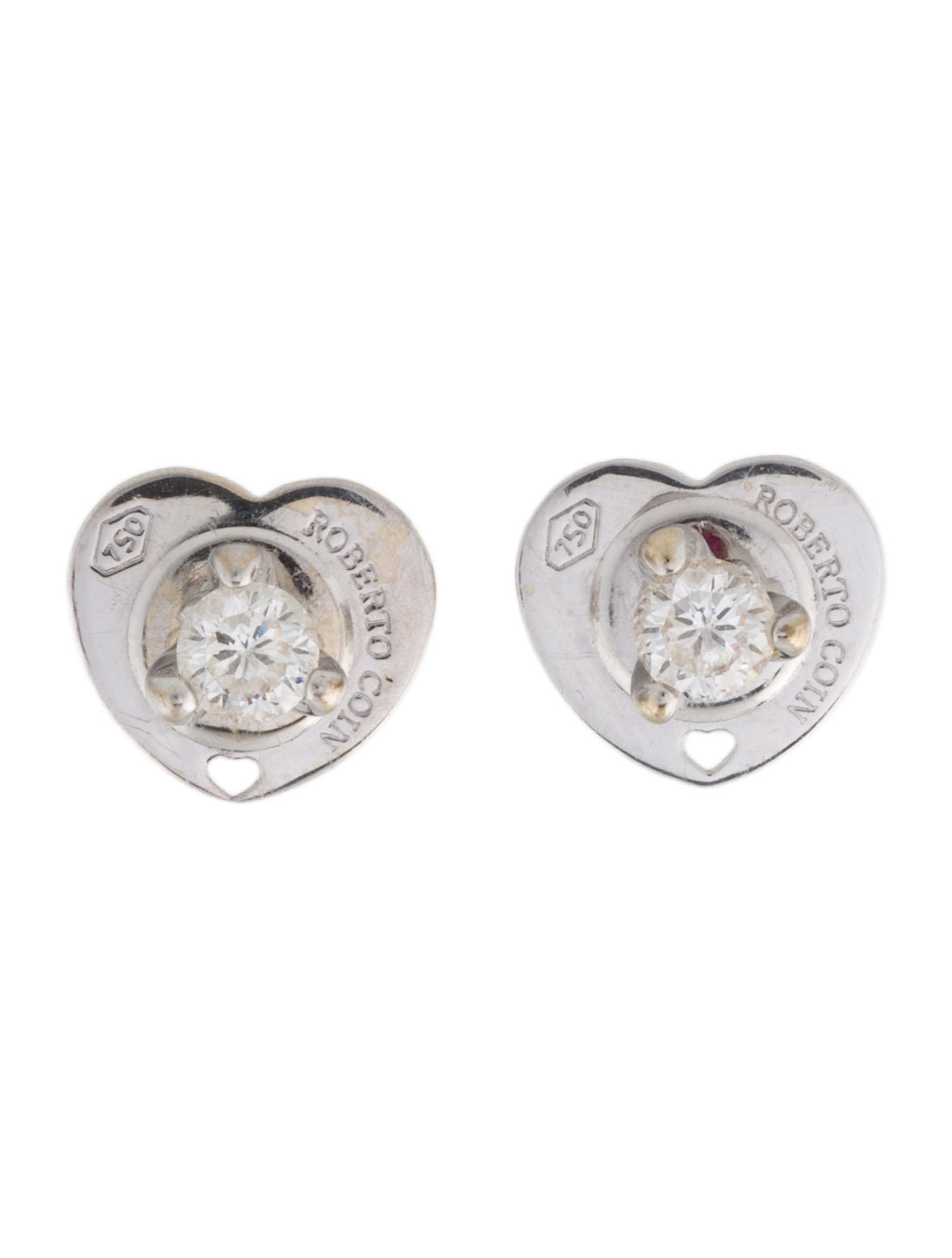 Roberto Coin 18K Diamond Cento Tulip Stud Earrings