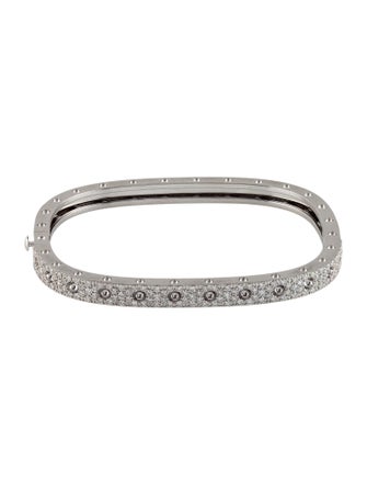 Roberto Coin 18K 1.29ctw Diamond Pois Moi Bangle Bracelet