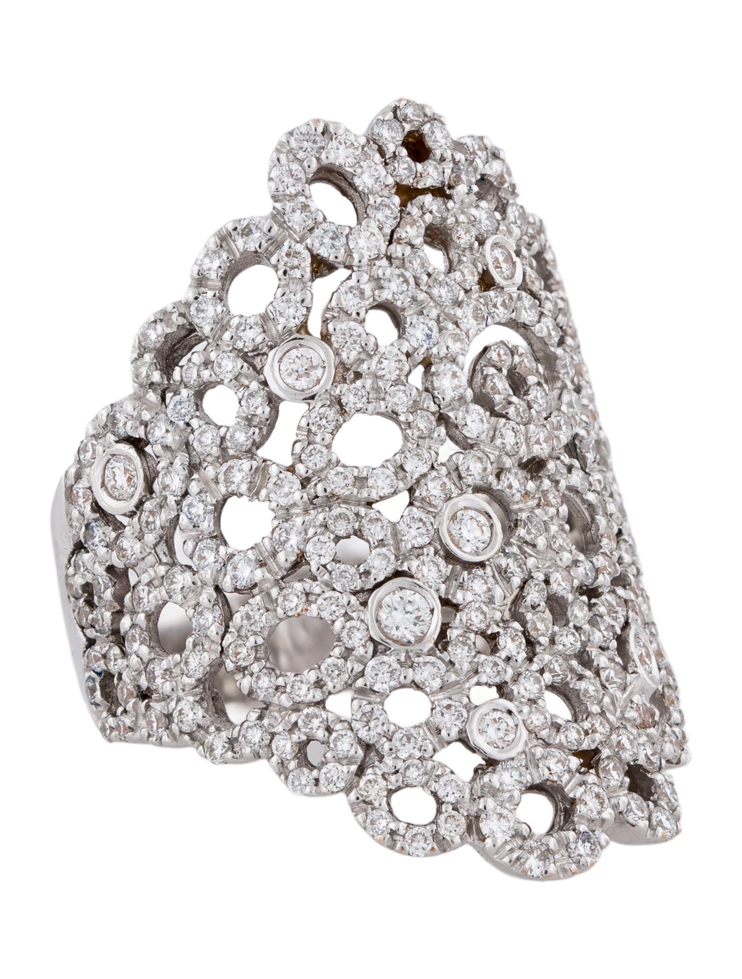 Roberto Coin 18K 2.29ctw Diamond Mauresque Band