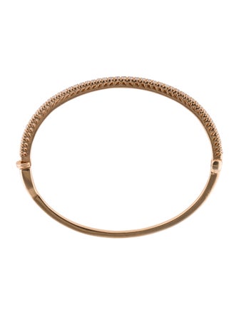 Roberto Coin 18k Diamond Hinged Bangle