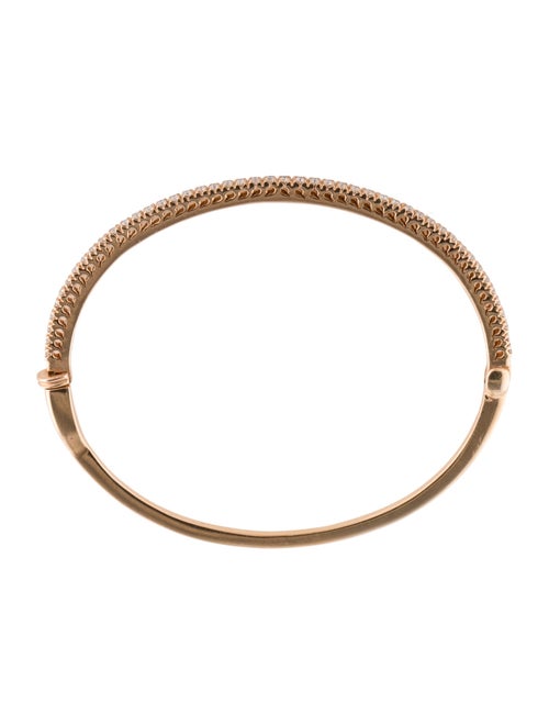 Roberto Coin 18k Diamond Hinged Bangle