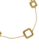 Roberto Coin 18K Square Station Toggle Bracelet