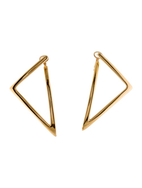 Roberto Coin 18K Open Triangle Drop Earrings