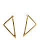 Roberto Coin 18K Open Triangle Drop Earrings