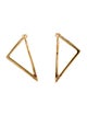 Roberto Coin 18K Open Triangle Drop Earrings