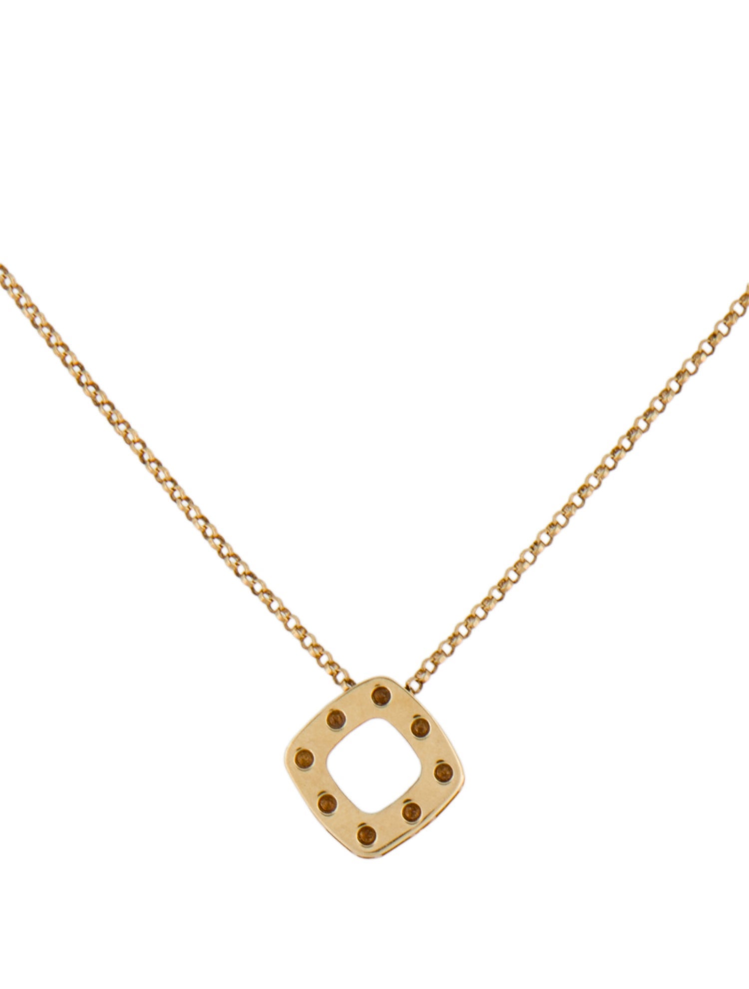 Roberto Coin 18K Mother of Pearl Pois Moi Pendant Necklace