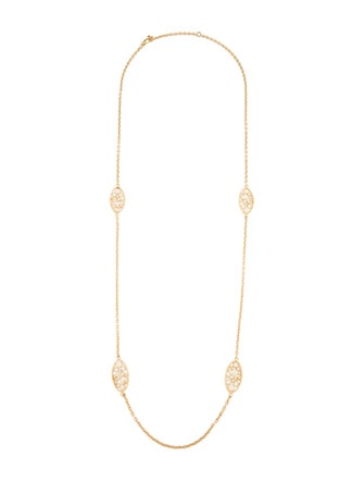 Roberto Coin 18K Enamel Diamond Bollicine Station Necklace