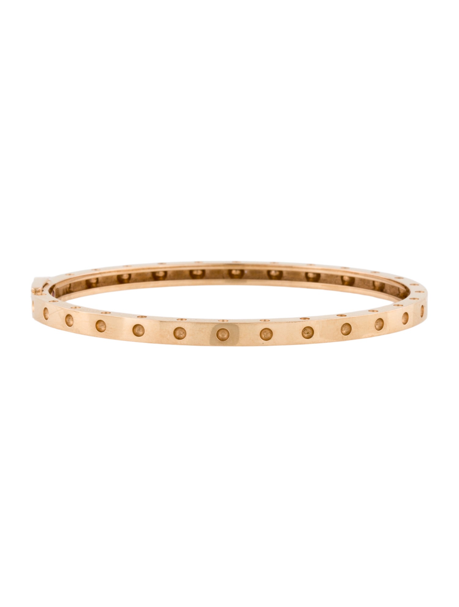 Roberto Coin 18K Poi Mois Oval Bangle Bracelet