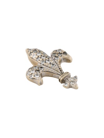 Roberto Coin 18K Diamond Fleur De Lis Pendant