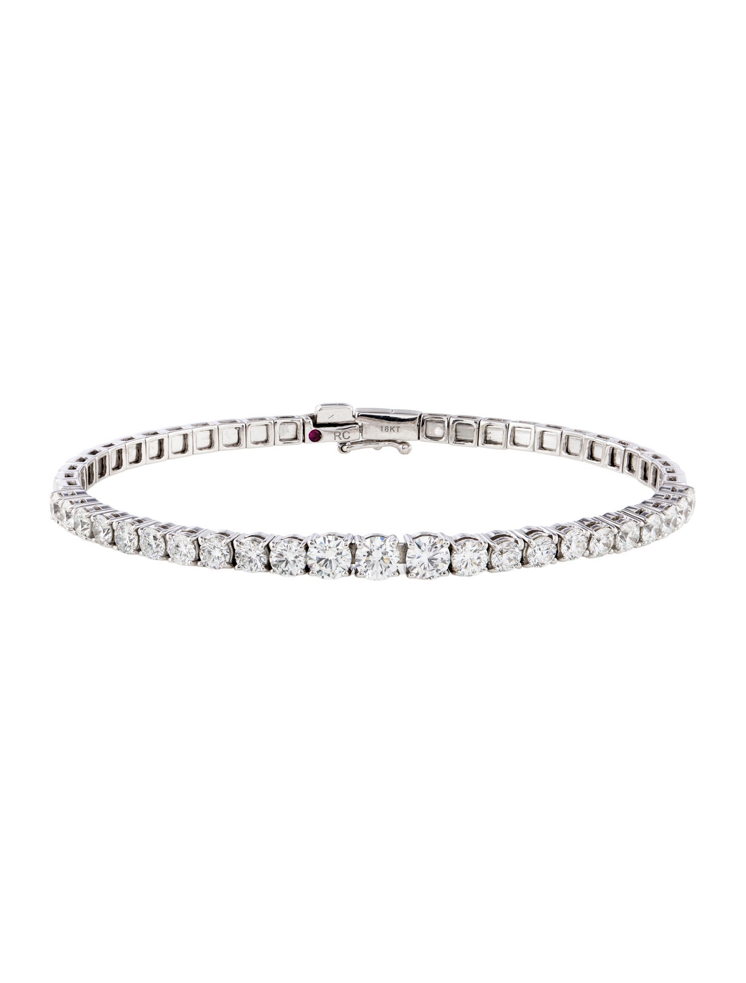Roberto Coin 18K 2.81ctw Diamond Graduated Bracelet