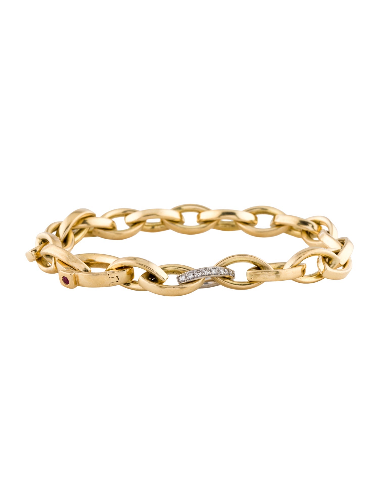 Roberto Coin 18K Diamond Link Bracelet