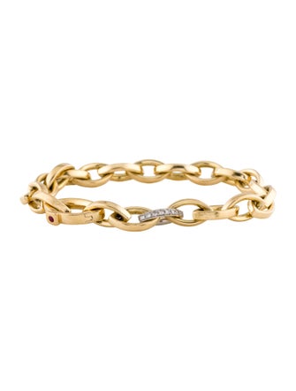 Roberto Coin 18K Diamond Link Bracelet