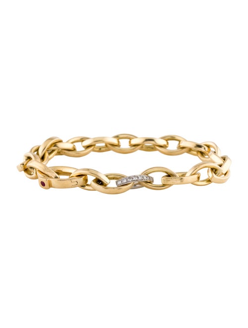 Roberto Coin 18K Diamond Link Bracelet
