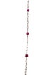 Roberto Coin 18K 9.60ctw Ruby & Diamonds By The Inch Endless Long Necklace