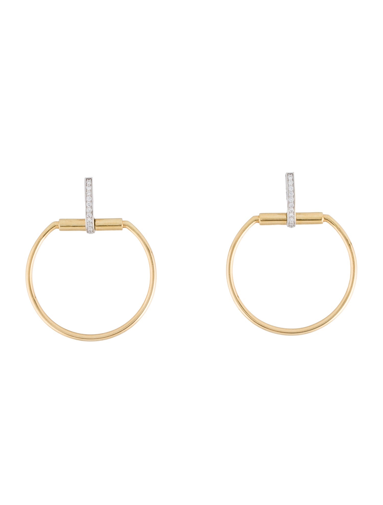 Roberto Coin 18K Diamond Classica Parisienne Drop Earrings