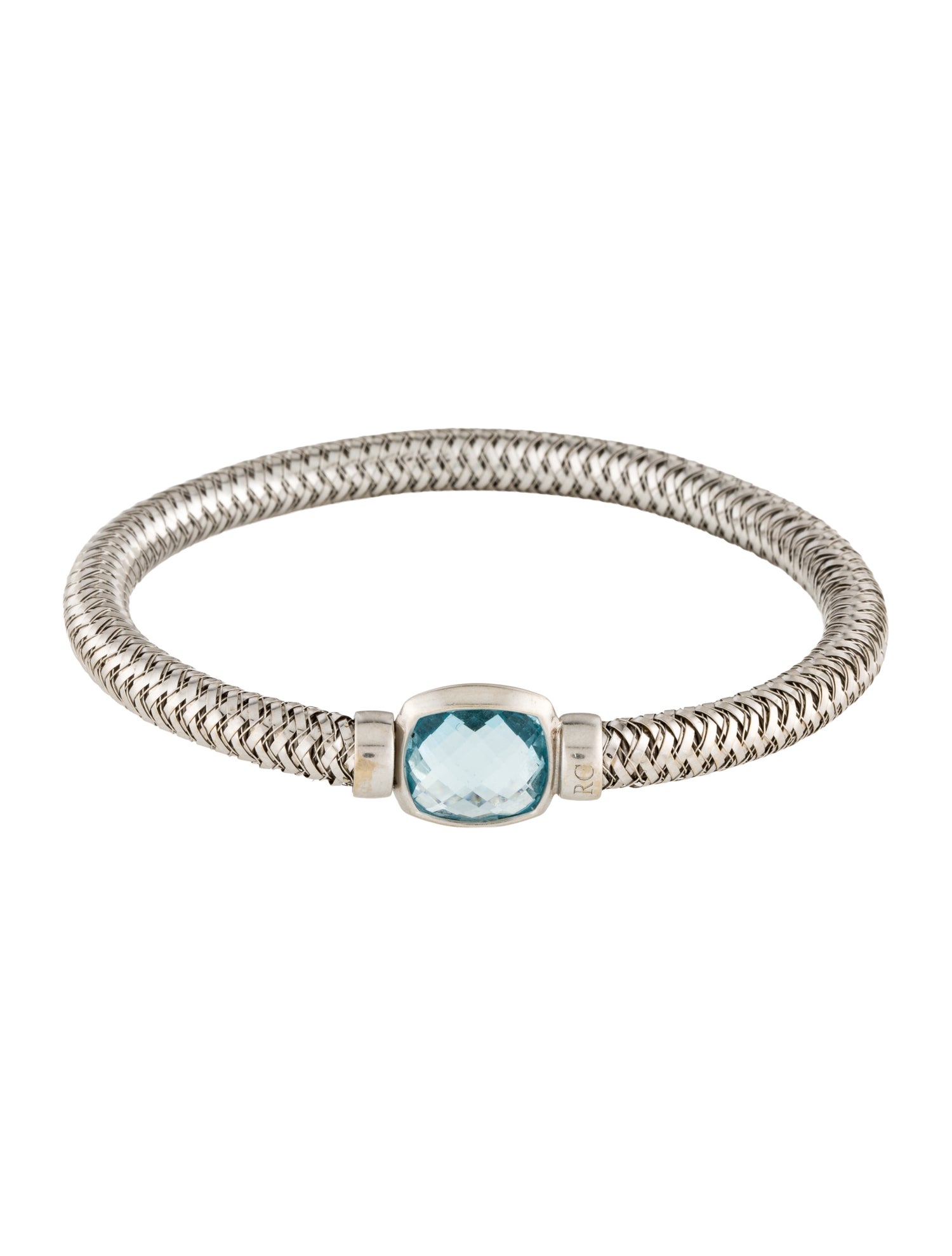 Roberto Coin 18K Topaz Primavera Flex Bangle Bracelet