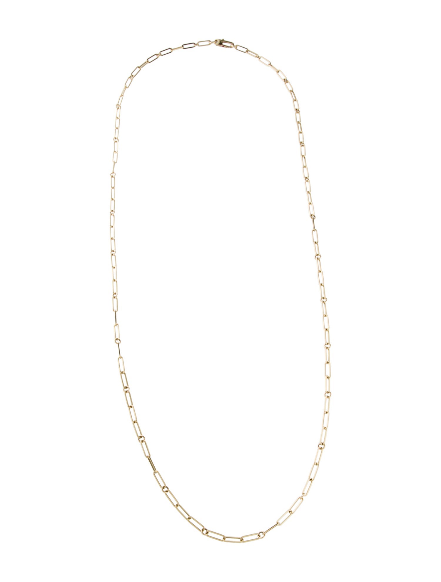 Roberto Coin 18K Designer Paperclip & Round Link Chain Necklace