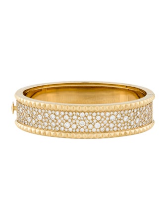 Roberto Coin 18K Rock & Diamonds Bangle