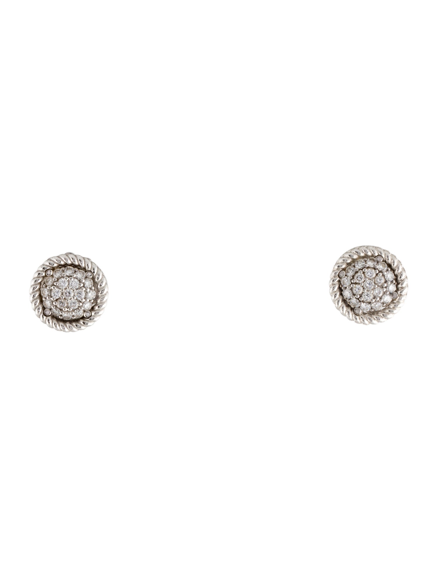 Roberto Coin 18K Diamond Stud Earrings