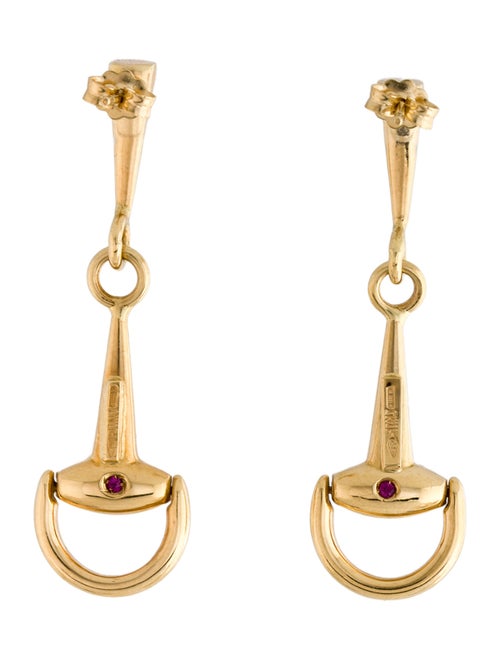 Roberto Coin 18K Cheval Stirrup Drop Earrings