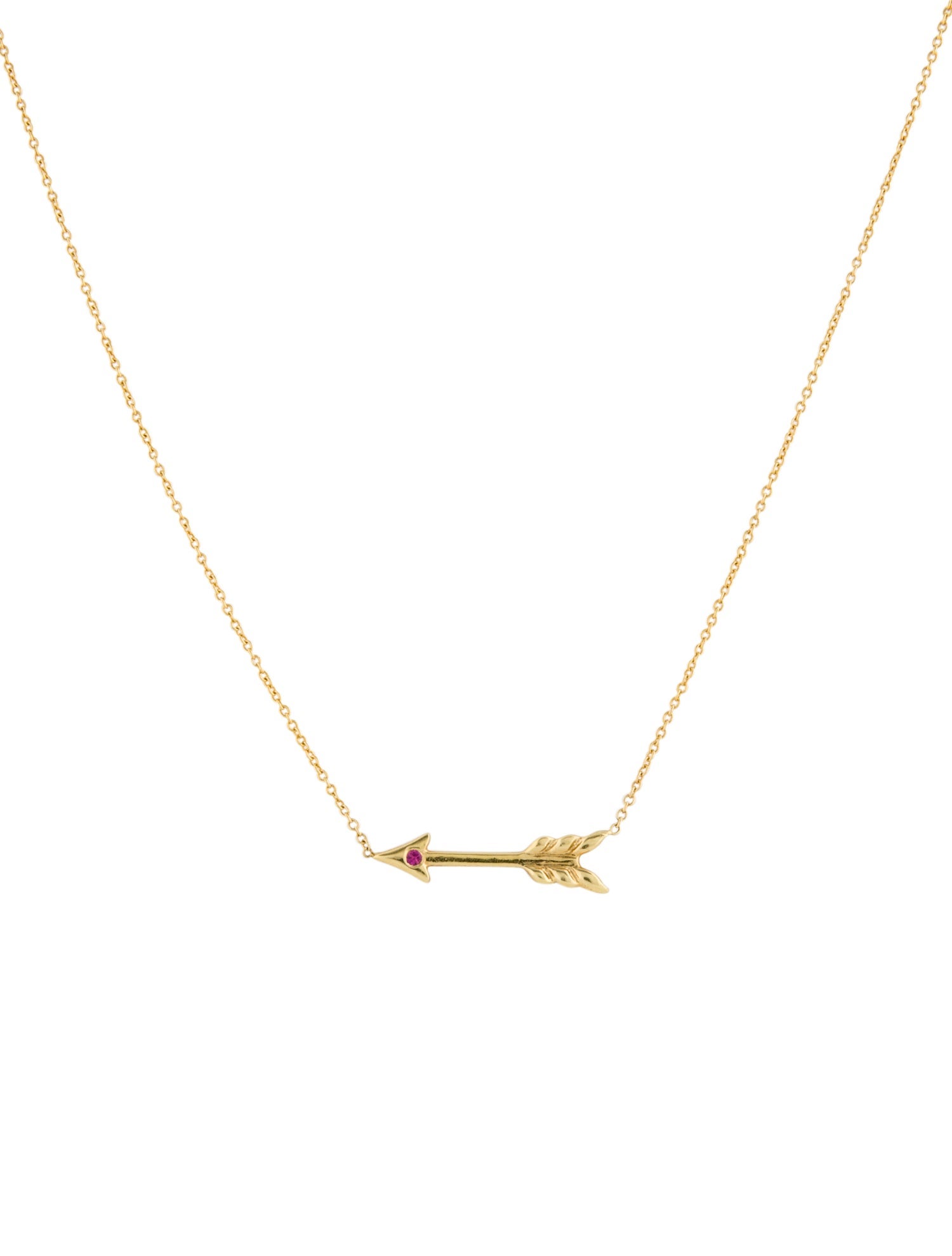 Roberto Coin 18K Arrow Pendant Necklace