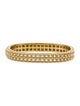 Roberto Coin 18K Diamond Byzantine Barocco Double Row Bangle Bracelet