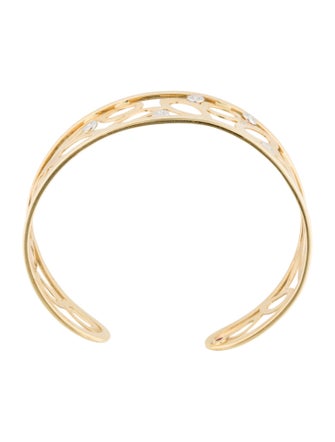 Roberto Coin 18K Diamond Chic & Shine Open Cuff Bracelet